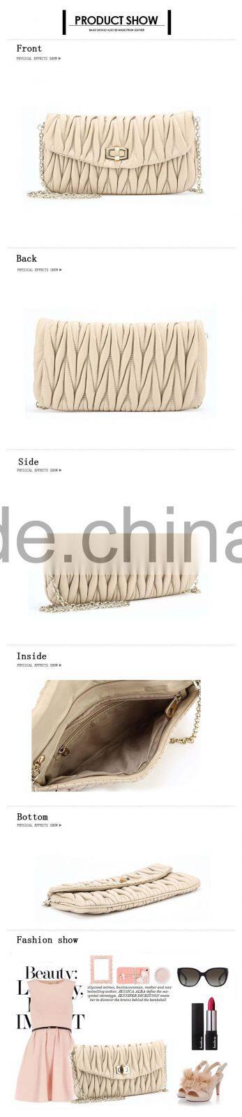 Latest big PU leather luxury set fashion shoulder strap book bag