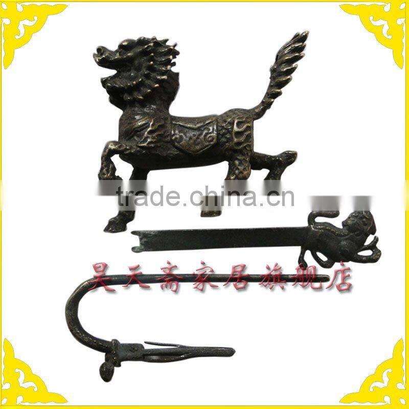 Antique brass copper Lock & Key for chinese furniture