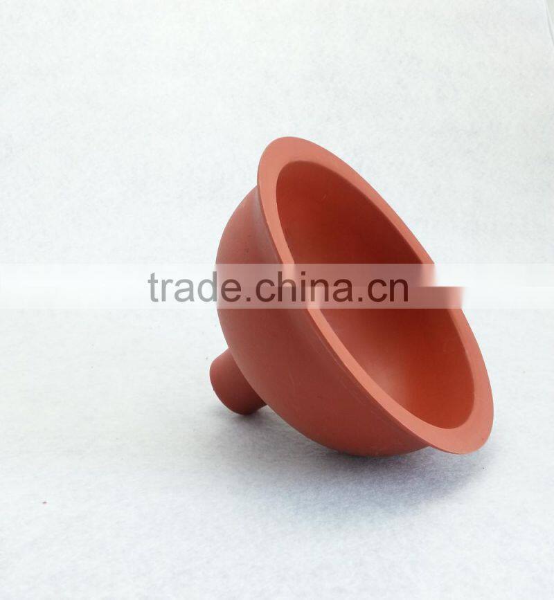 toilet plunger with wood handle