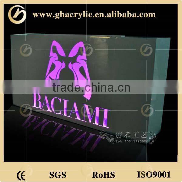 acrylic led sculptures with LED lights for company festive