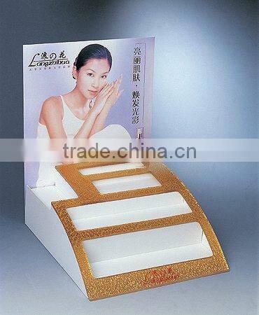 Fashion factory direct price floor acrylic makeup display stand