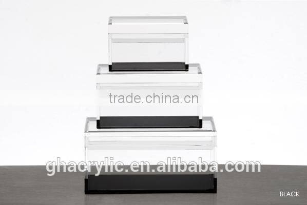 Strict request quality Shinning Clear acrylic box,Shatterproof Acrylic box