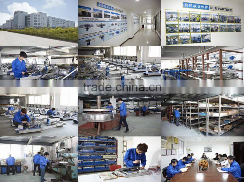 Automatic Garment/T-shirt/Fabric/Textile/Clothes/jute bag/Non-woven Rotary Silk Screen Printing Machine for sale