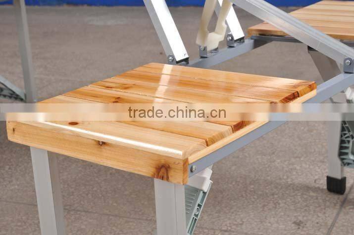 outdoor wooden folding table sets