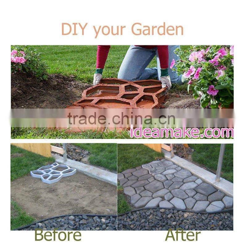 GARDEN SUPPLIES- DIY your garden with the Plastic Concrete Paver Mould