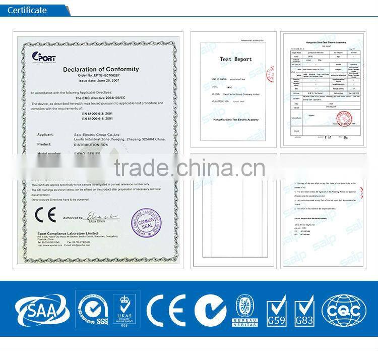 SAIP/SAIPWELL New Product Transparent Meter Cabinet Electric Plastic Meter Box