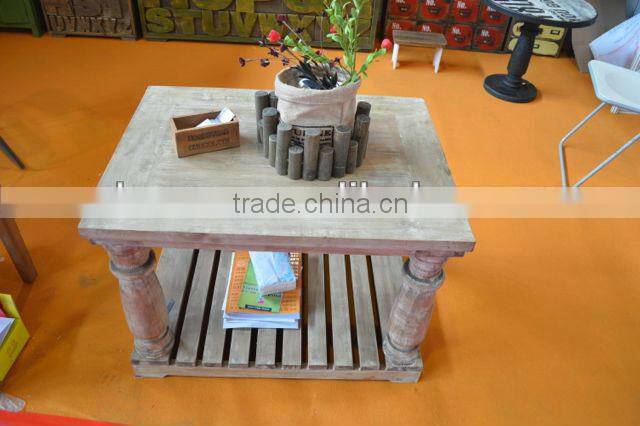 White Chinese wooden antique furniture tea table
