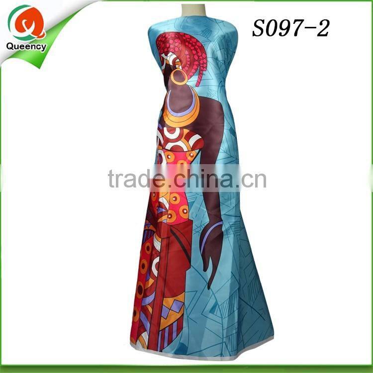 new brand face silk prints wax pattern fabric new design silk material fabric