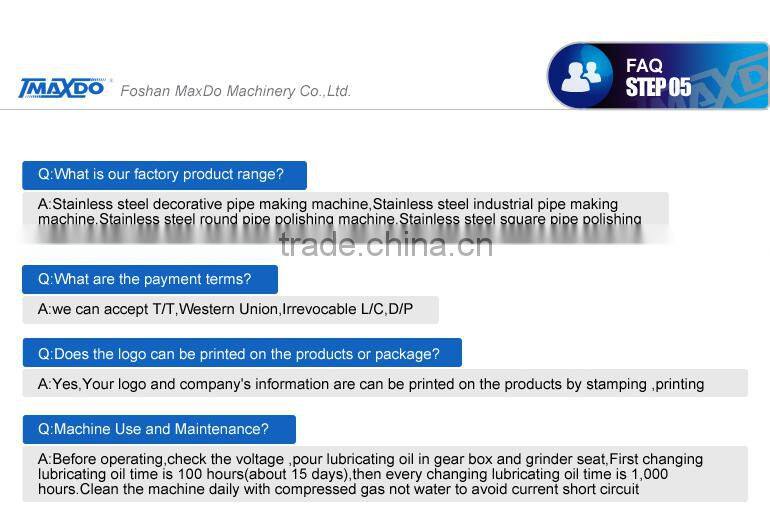 MDZ40-80 Stainless steel decorative pipe making machine