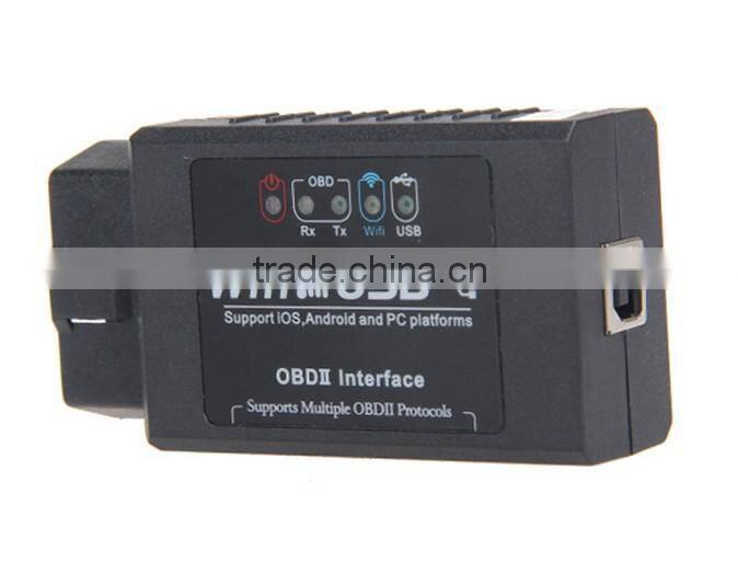Auto diagnostic tool ELM327 WIFI usb Scanner OBDII OBD2 elm327 usb+elm327 wifi can-bus scanner on promotion