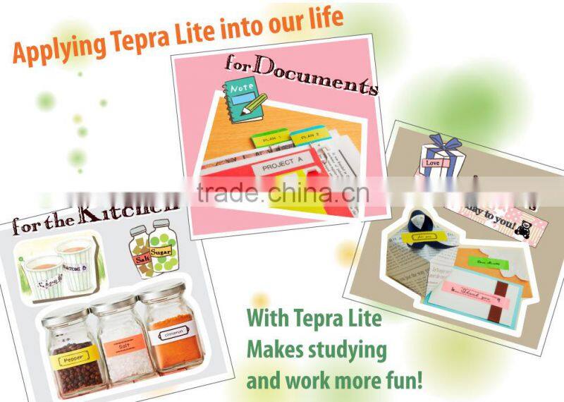 Tepra Lite LR5E - Simple and Lovely Way to Clasify Things