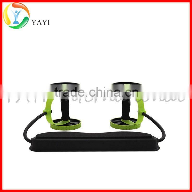Sport Core Abdominal Trainer Double AB Power Roller Wheel
