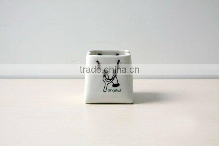 LF-591 Ceramic handbag Fashionable mini ceramic handbag