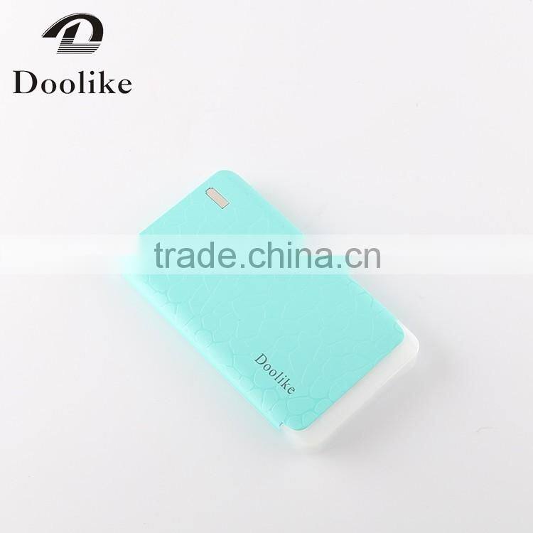 2016 newest 6000mah led torch light outdoor pocket power bank