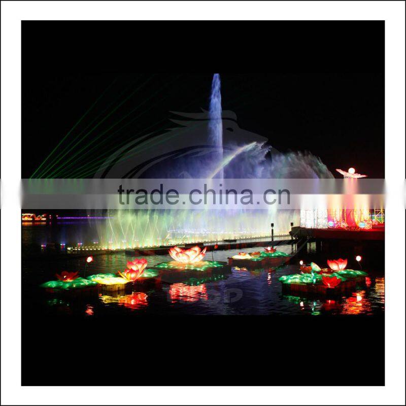 outdoor flowing light and color