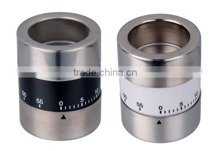 Good quality mechanical kitchen stainless steel column timer