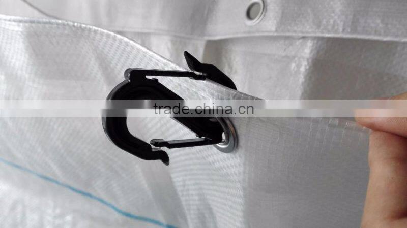 Plastic Double S HOOK shade net bird net anti hail net cherry cover S clip