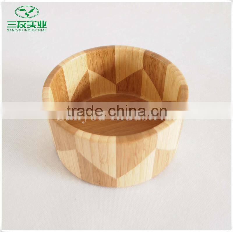 Natural Bamboo Fruit Salad Bowl