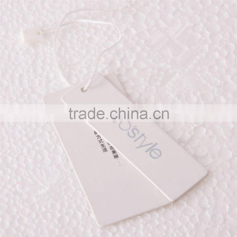 beauty custom logo printing pvc necklace display hang tag