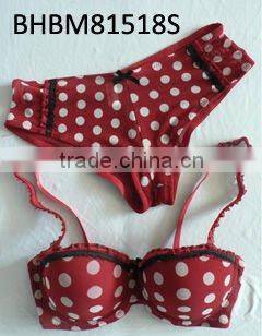 Manufactory high quality OEM G-string women underwear stylish bra and panty set