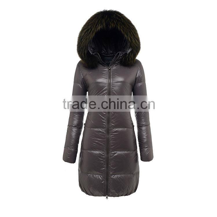 Ladies Fashion Winter Jacket, 2015-2016 designed women long coat,winter down jackets