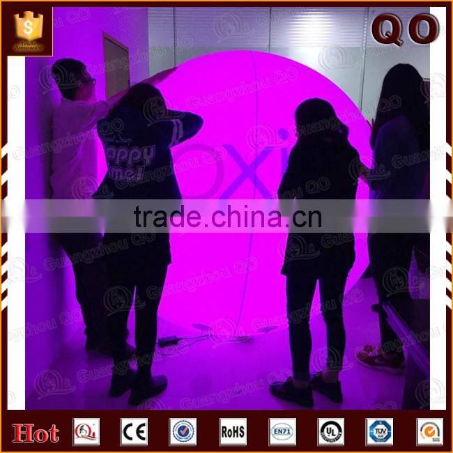 Huge printable inflatable helium sky balloon with led light