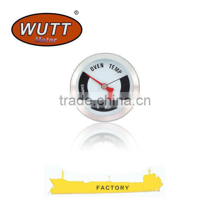 Well quality best price 2.5inch dial new useful stainless steel pizza oven thermometer