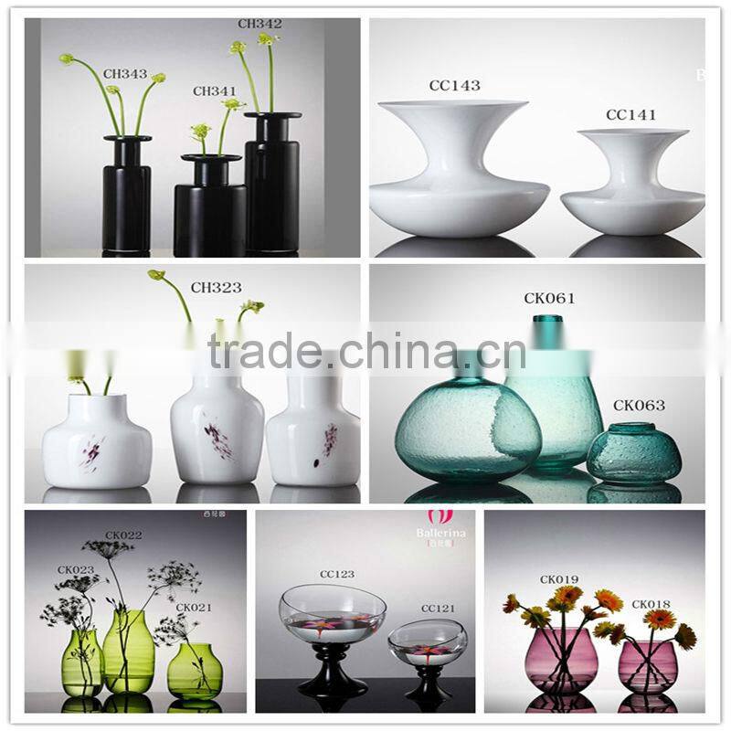 wholesale home decoration Glass Vases from China &Glassware wedding decoration