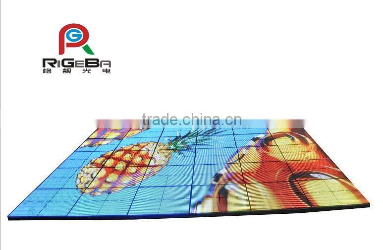 NEWEST 2014 Super Clear and Slim LED Video Floor/led dance floor lights