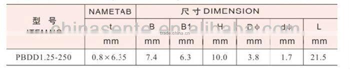 Shoulder shaped male & female insulation terminal