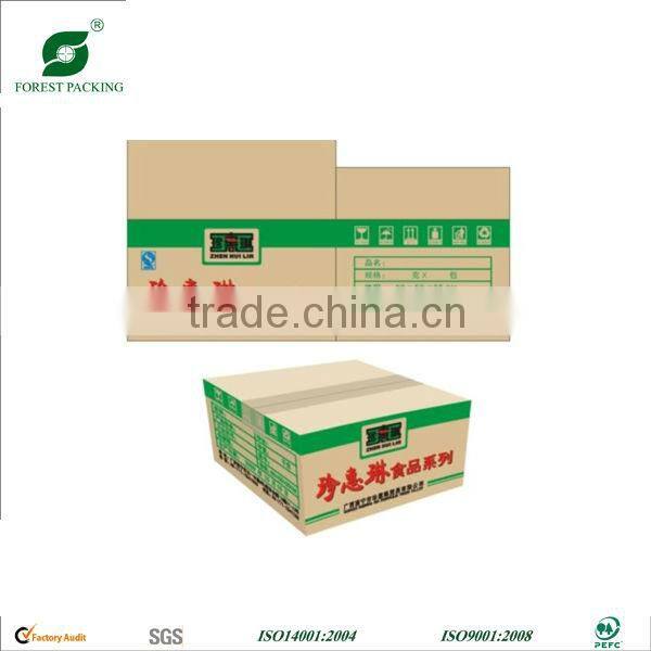 PRINTED STANDARD CORRUGATED BOX SIZE