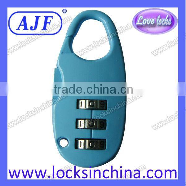 AJF best digital luggage combination bag lock for travel bag or luggage bag