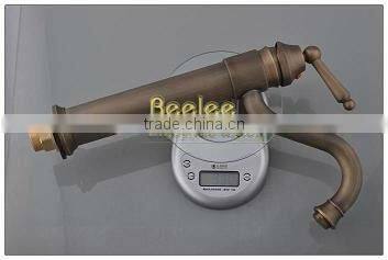 Stylish Antigue Bronze Solid Brass Basin FaucetQH1807B