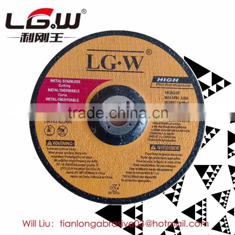 465 180*6*22 HIGH QUALITY heavy duty GRINDING DISC