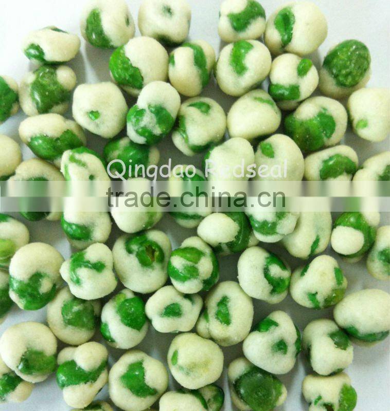 2016 popular top grade wasabi coated green peas