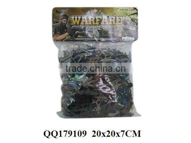 Plastic group soldier with map