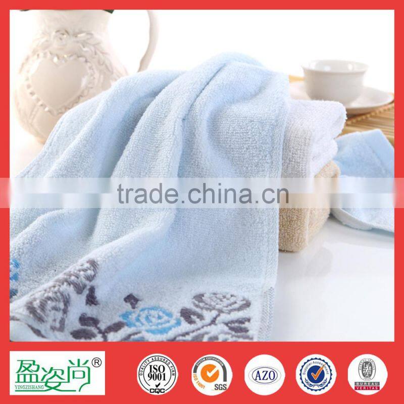 100% cotton face towel factory in China