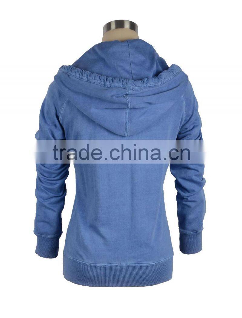 Lady's garment dyed technics sports shirts