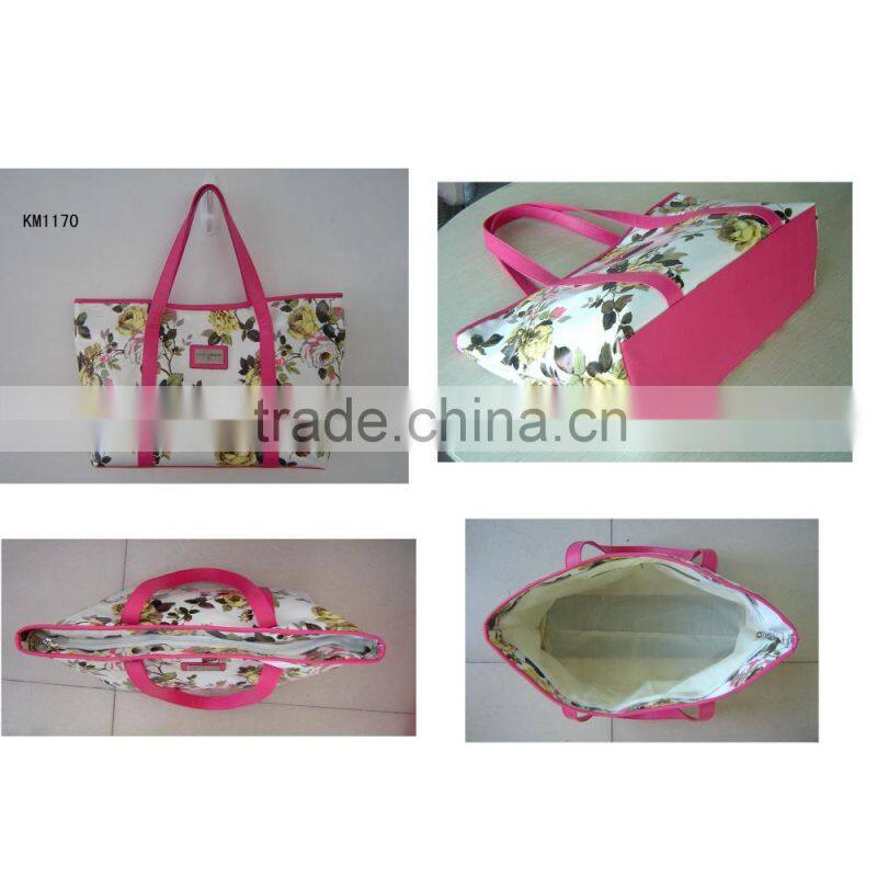 2015 China wholesale OEM women fashion design tote bag
