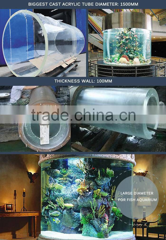 stength clear transparent polycarbonate tube for packing