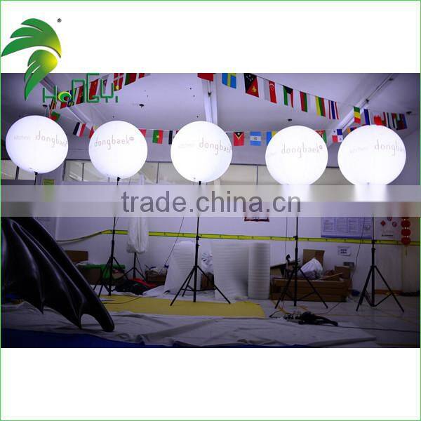 Inflatable Lighting Balloon with Stand / Inflatable LED Decoration Ball / Inflatable Led Light Balloon With Stand Pole