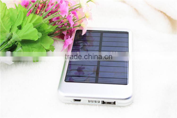Portable universal solar charger, factory outlet price solar phone charger, green energy solar power bank
