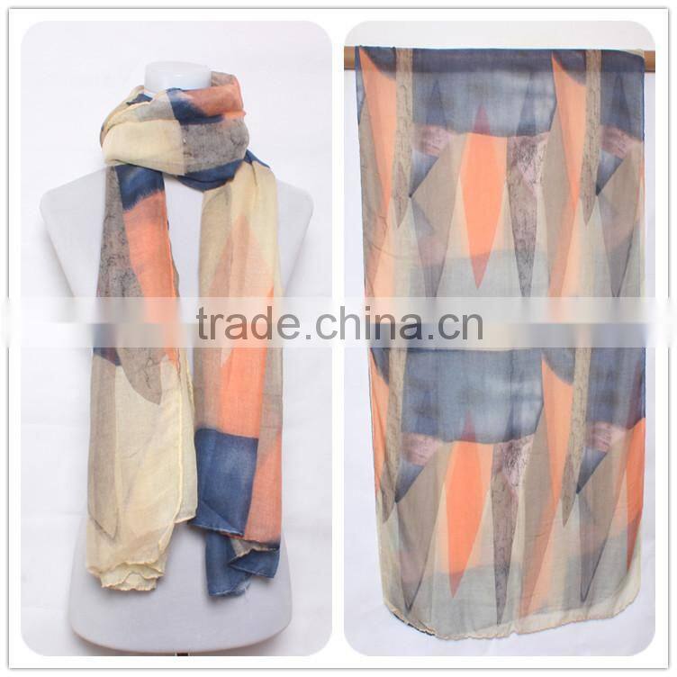 Europe and America 2015 Spring Fancy Anchors Fresh Cotton Scarf for Women ,Fashion Magic Scarf With HIgh Quality