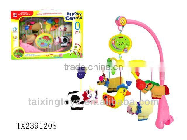 Newest remote control and voice control Baby Bed Bell Toys with music