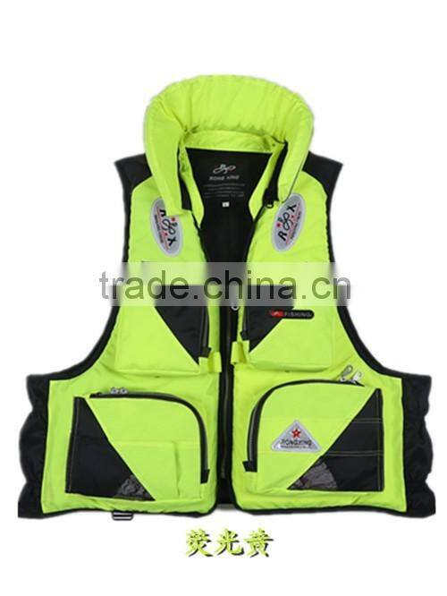 Fishing vest with removable EPE foam