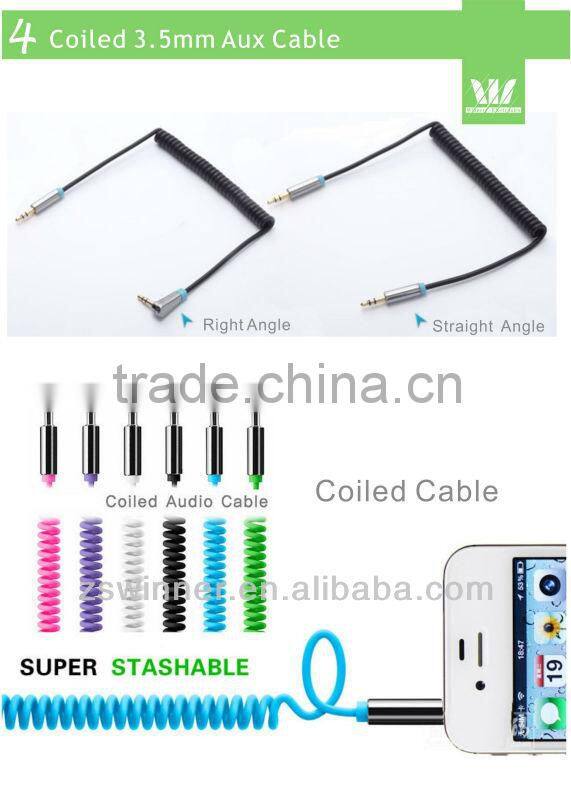 3.5mm stereo male to female audio aux cable