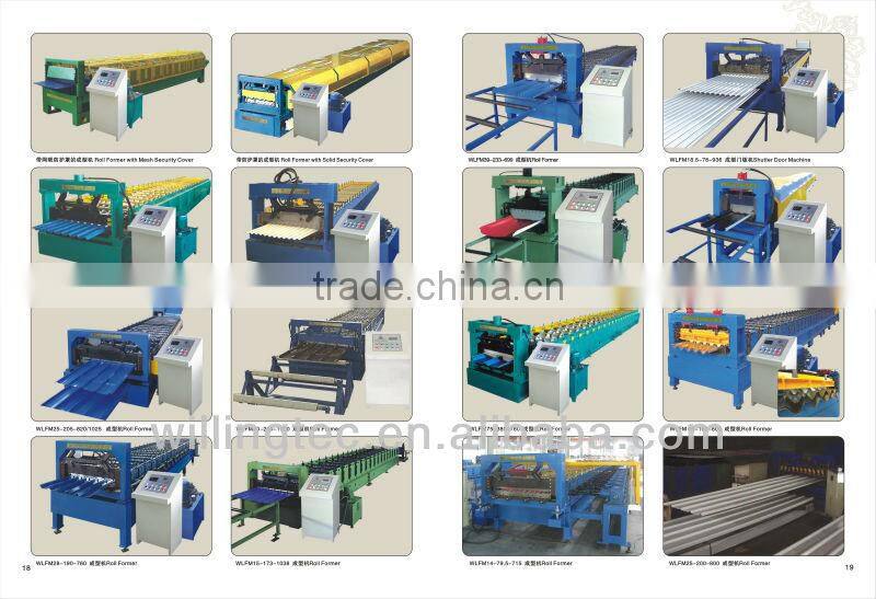 galvanized roofing sheet roll forming machine