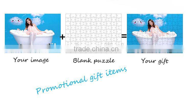 Sublimation blank jigsaw puzzle for personal gifts