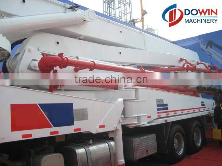 24m Dongfeng chasis truck mounted concrete placing boom mobile concrete pump placing boom concrete