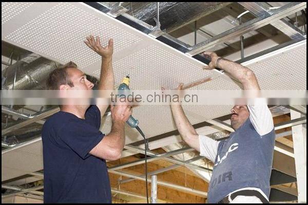 Black silhouette ceiling grids exposed system